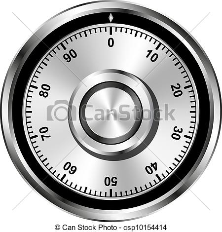 Safe Combination Lock Clip Art