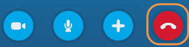 Skype End Call Icon Skype End Call Icon
