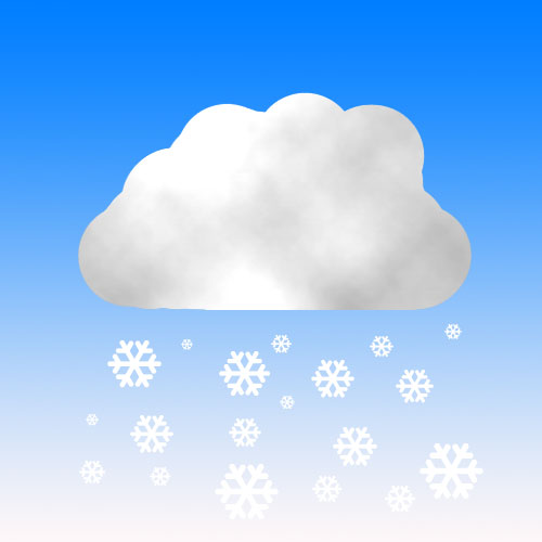 Snow Symbol Weather Forecast