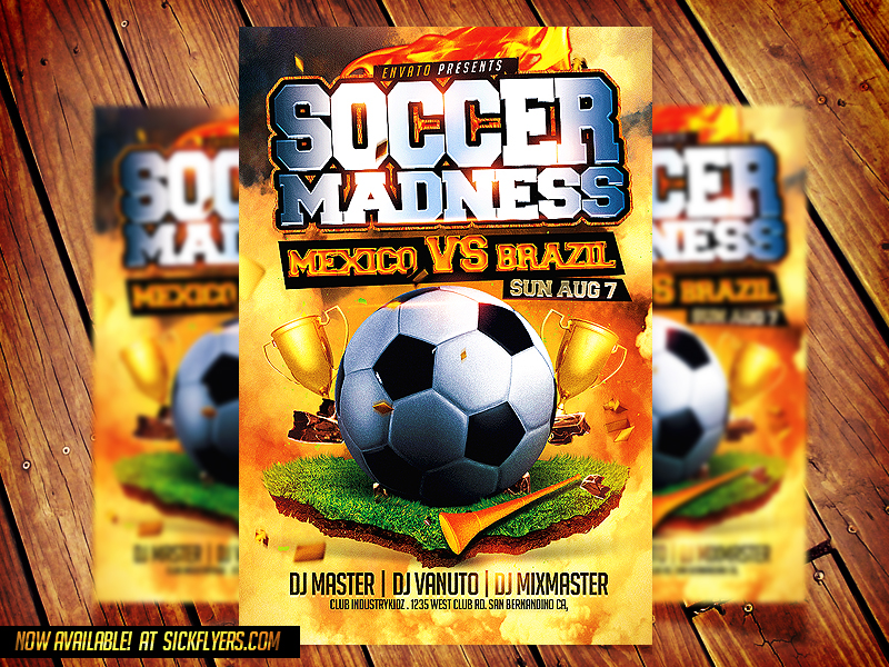 Soccer Flyers Templates Free