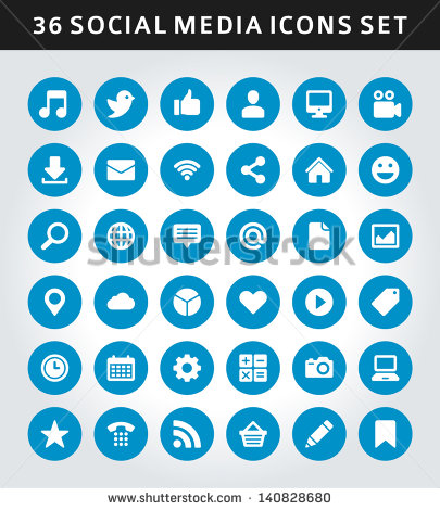 Social Media Icons Vector