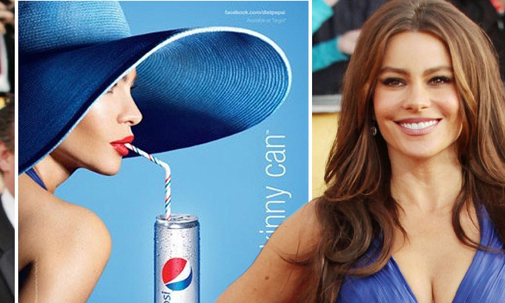 Sofia Vergara Skinny Pepsi Can