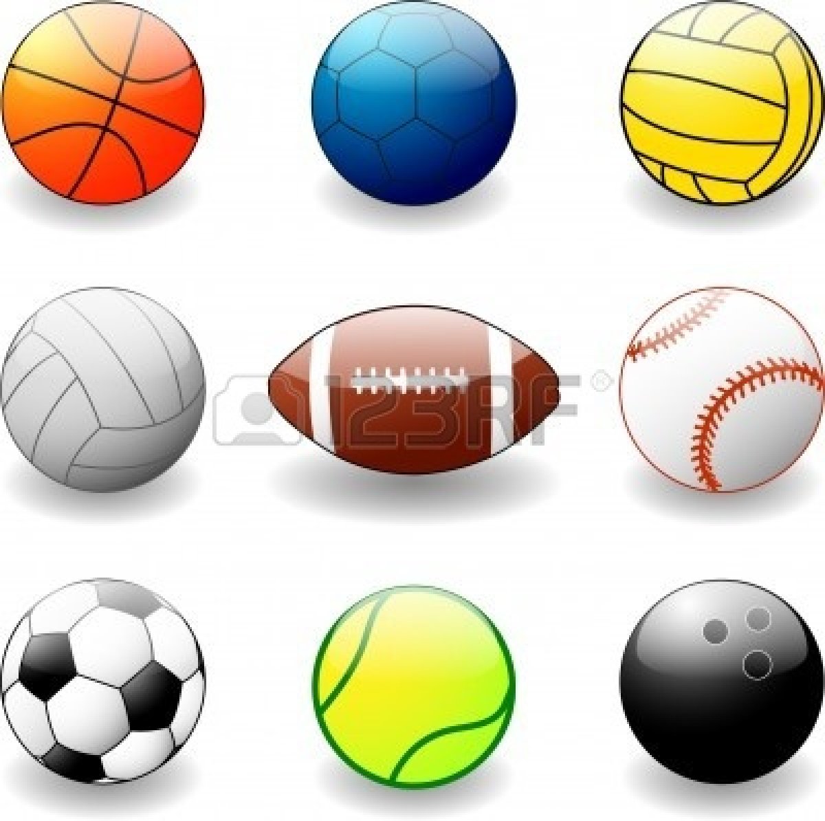 Sports Balls Clip Art
