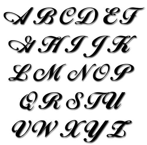 Tattoo Fonts Alphabet Letters