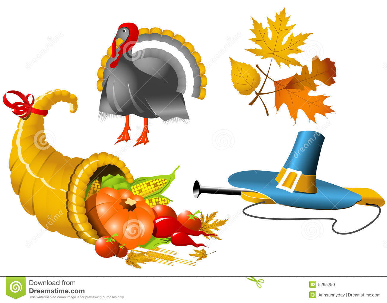 Thanksgiving Clip Art Symbols