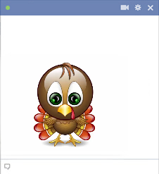 Thanksgiving Turkey Emoticon