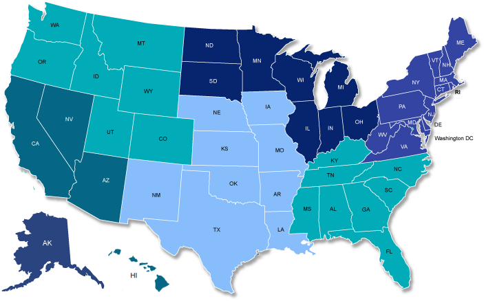 United States Map Vector Graphic