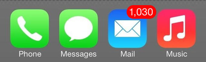 Unread Mail Icon