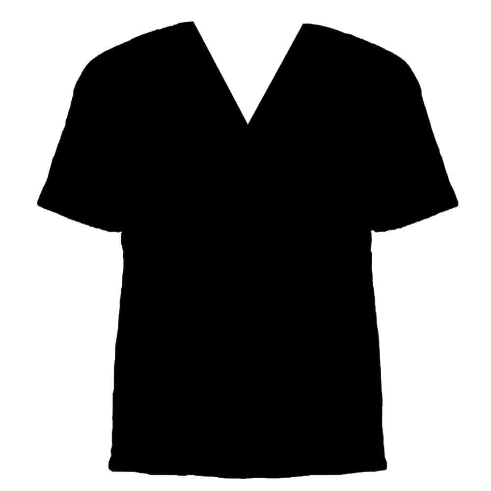 6 V-Neck T-Shirt Template Images