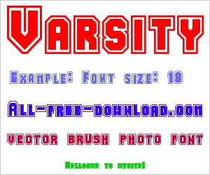 Varsity Letter Font Free Download