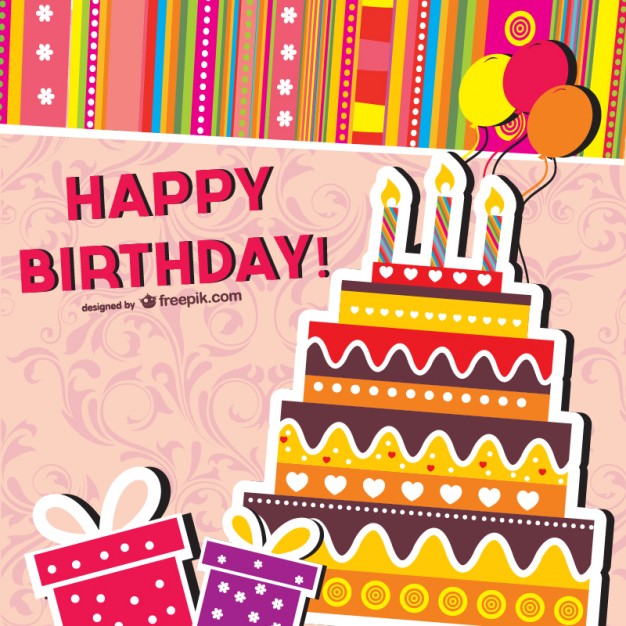 Vector Birthday Card