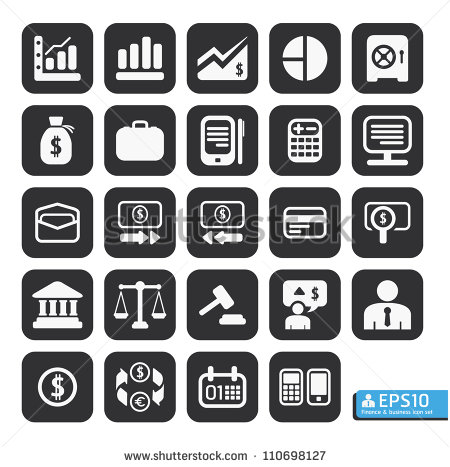Vector Icons Business Finance