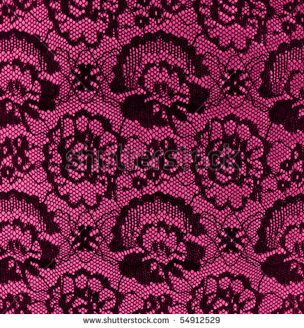 Vintage Black and Pink Lace