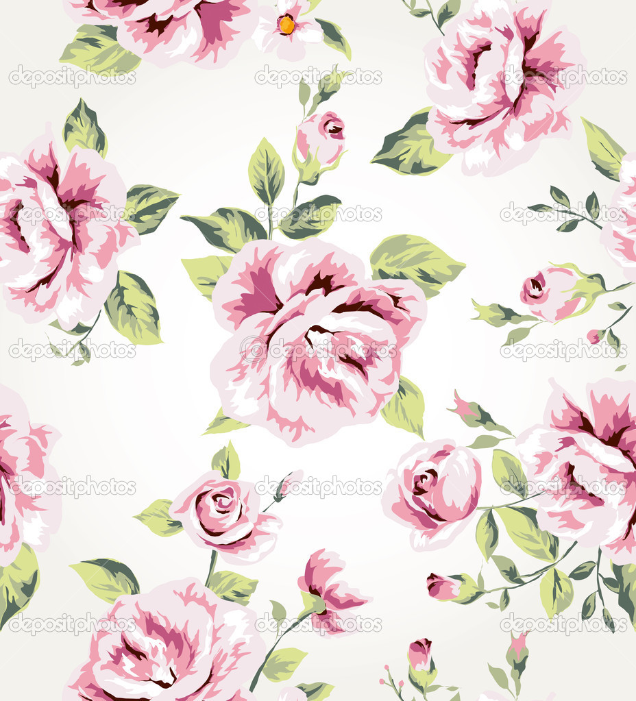 Vintage Floral Pattern Vector