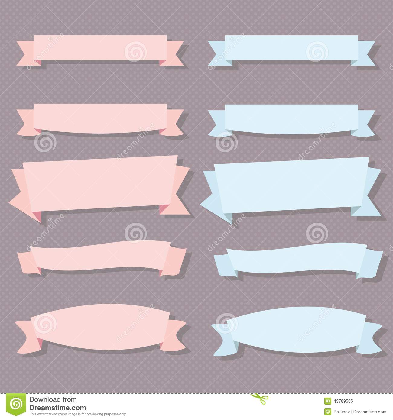 Vintage Ribbon Banner Designs Vintage Ribbon Banner Designs