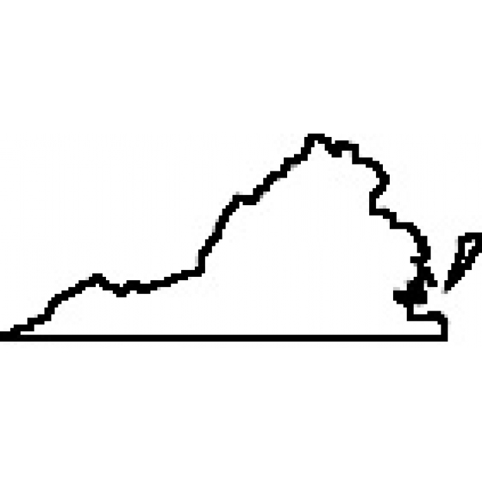 Virginia State Outline