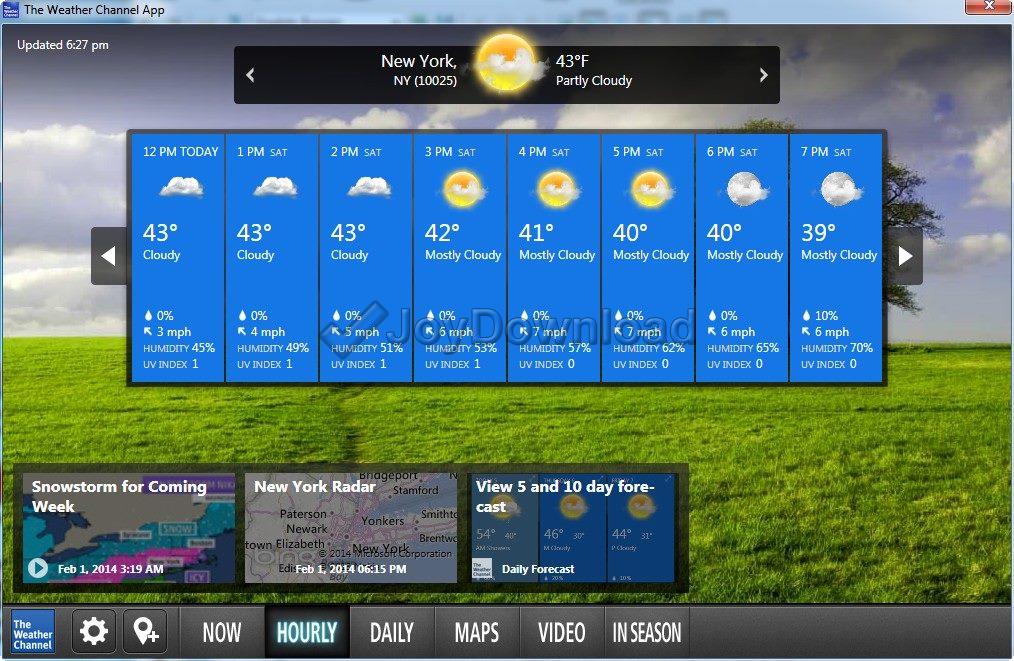 Weather Channel Desktop Download
