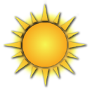 Weather Channel Mostly Sunny Icon