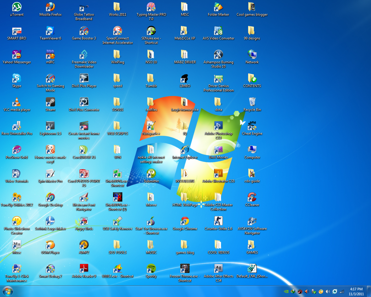 Windows 7 Desktop Shortcut Icons