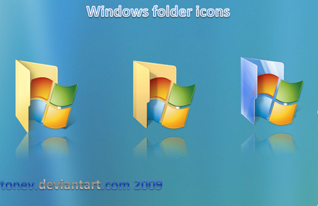 Windows 7 Folder Icons Windows 7 Folder Icons