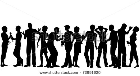Women Party Silhouette Clip Art
