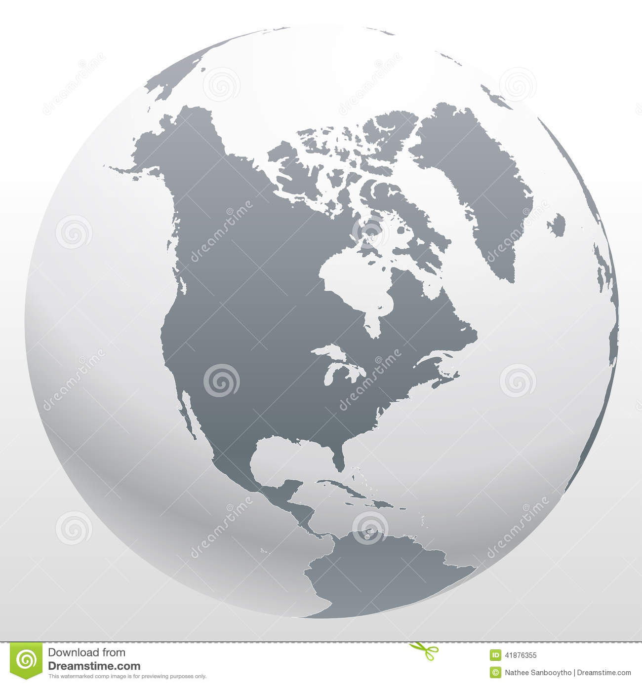 World Globe Map Graphic