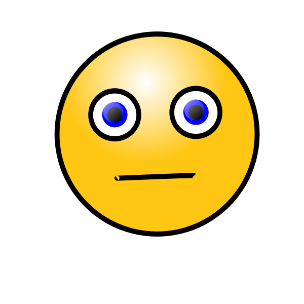 Worried Face Emoticon