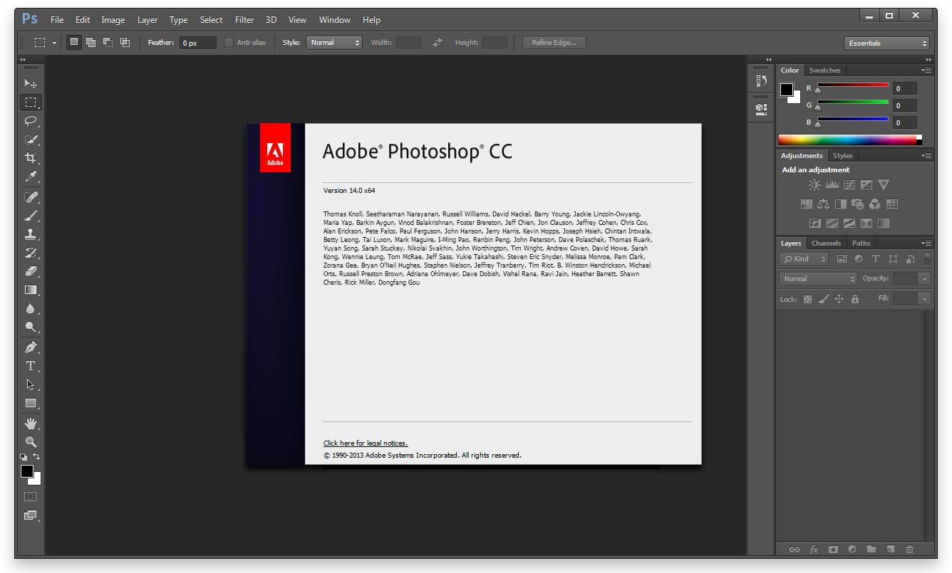 Adobe Photoshop CC Adobe Photoshop CC