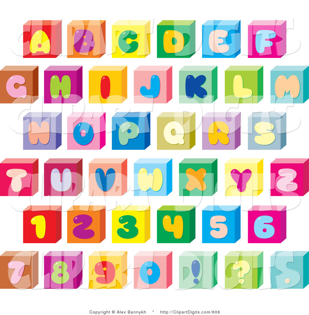 Alphabet Fonts Clip Art