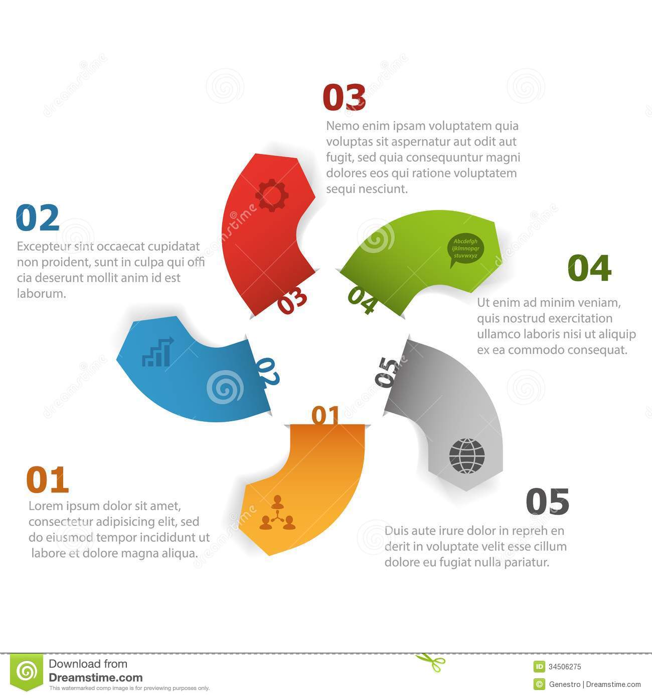 Arrow Infographic Templates