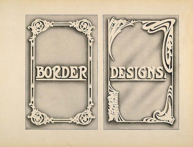 Art Deco Graphic Design Borders