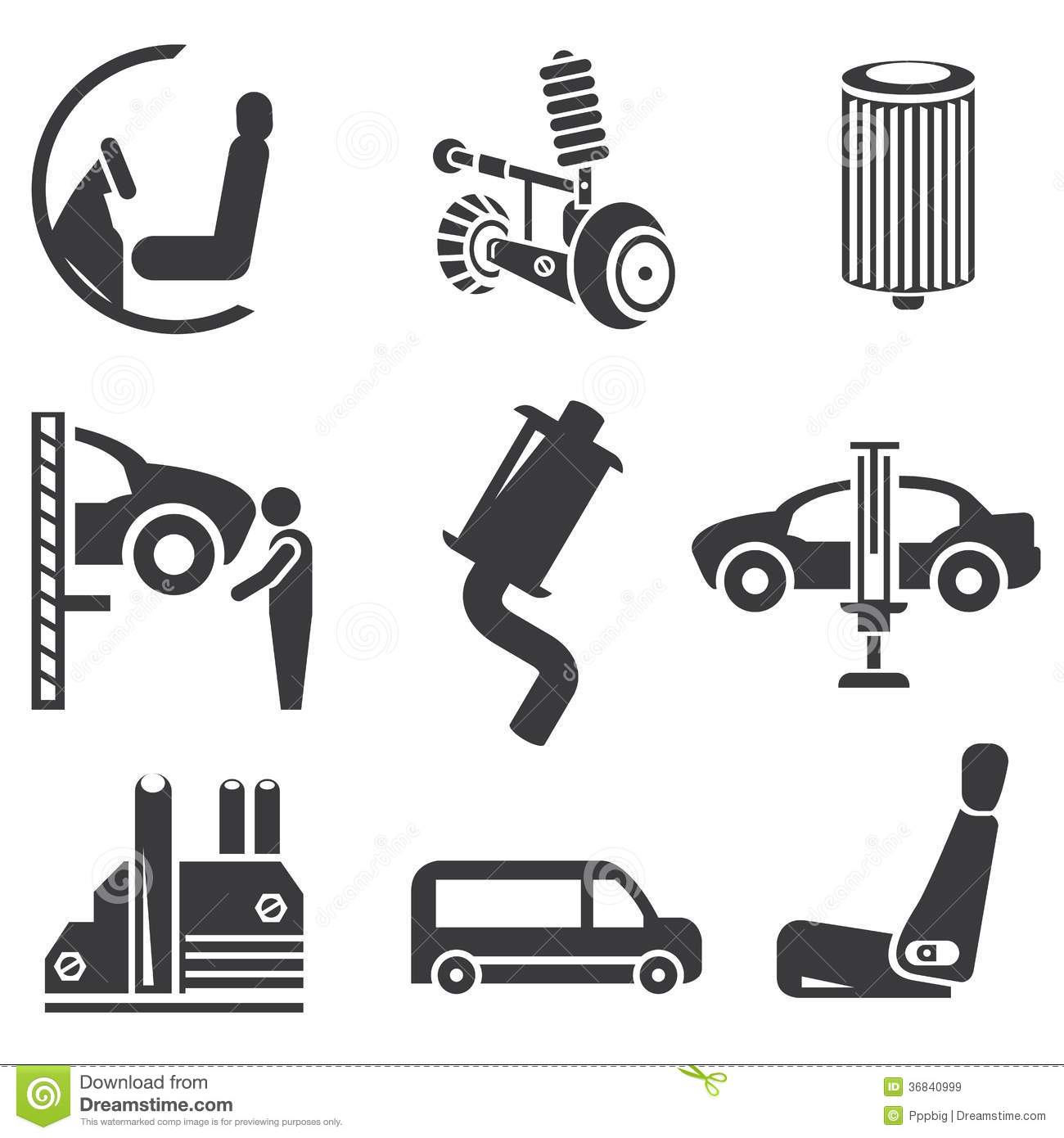 Automotive Icons Automotive Icons