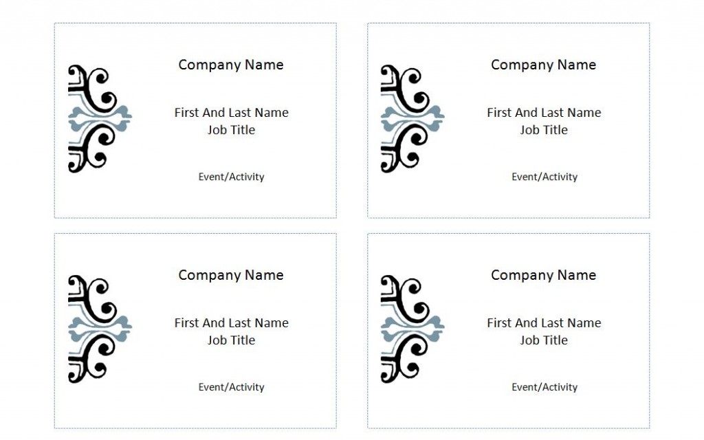 Avery Name Badge Template