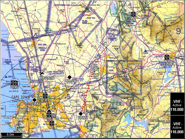 Aviation Map Raster Image