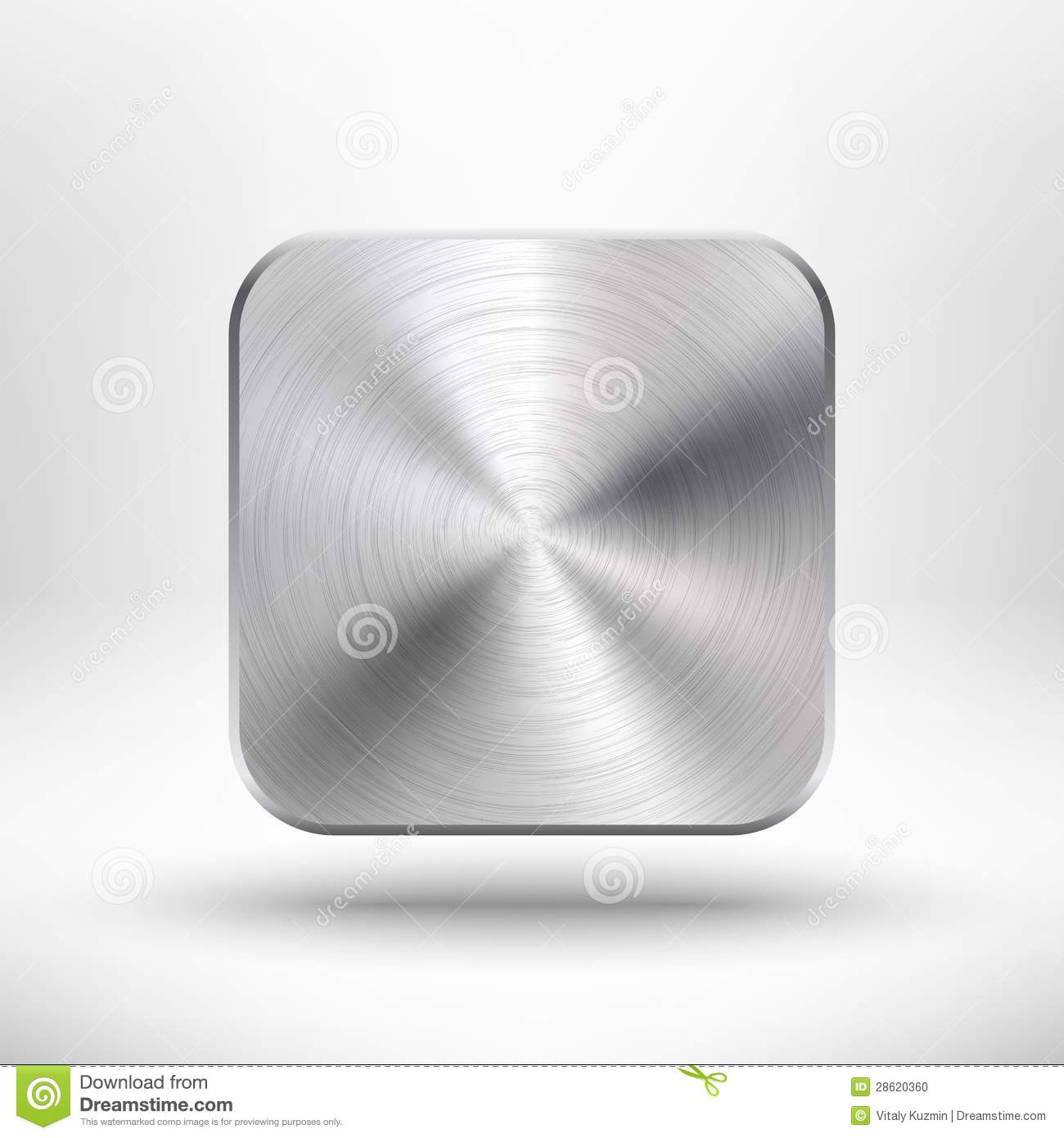 Background Chrome Metal App Icon