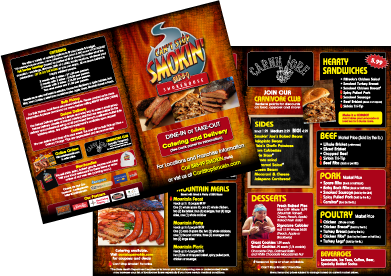 BBQ Restaurant Menu Design