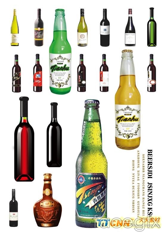 Beer Bottle PSD Template Beer Bottle PSD Template