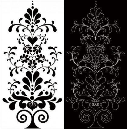 Black and White Vector Patterns