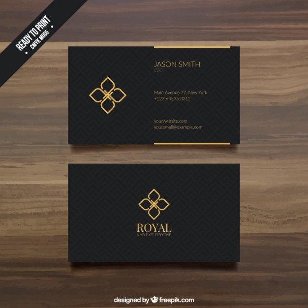 Black Business Card Template Free Black Business Card Template Free