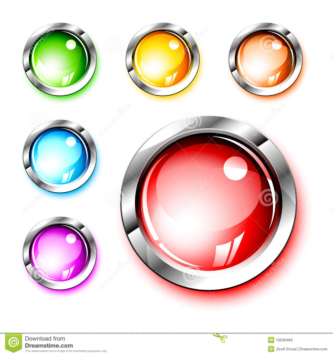 Blank 3D Button Icon Blank 3D Button Icon