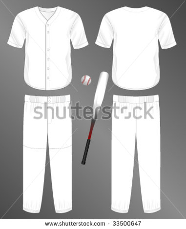 Blank Baseball Uniform 2