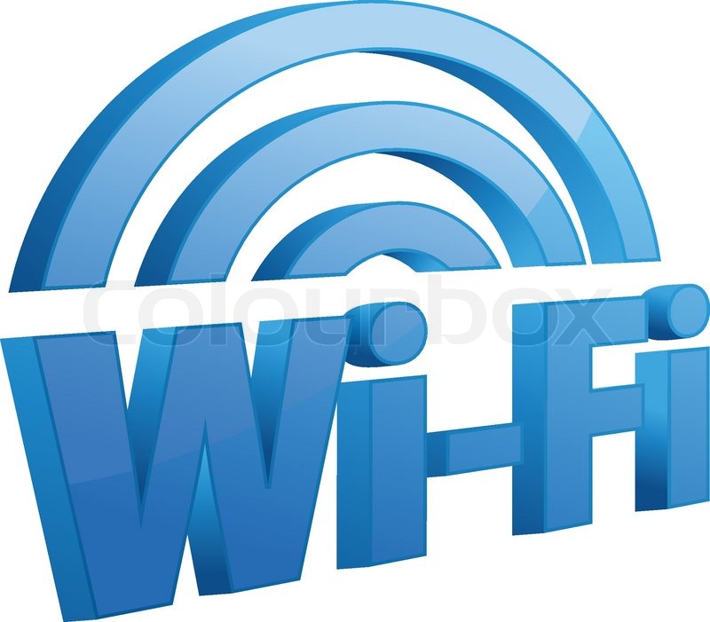 Blue Wifi Icon