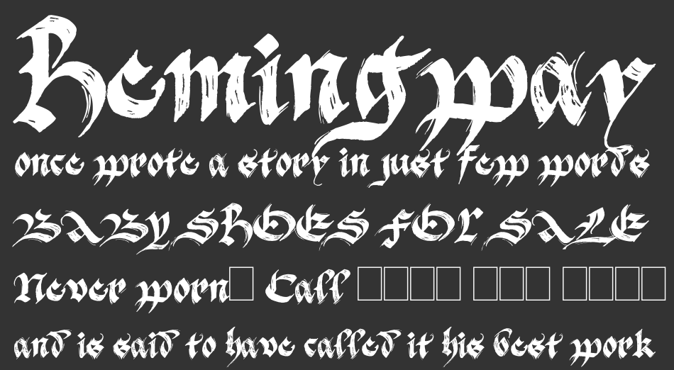 Brushstroke Font Brushstroke Font