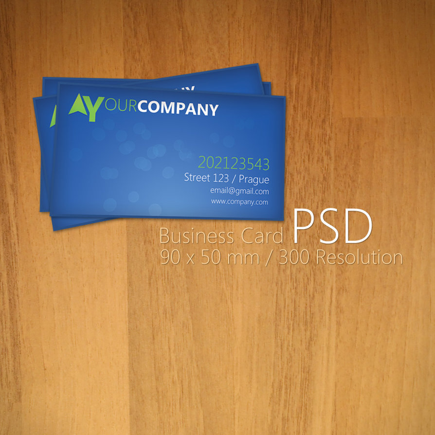 Business Card PSD Template