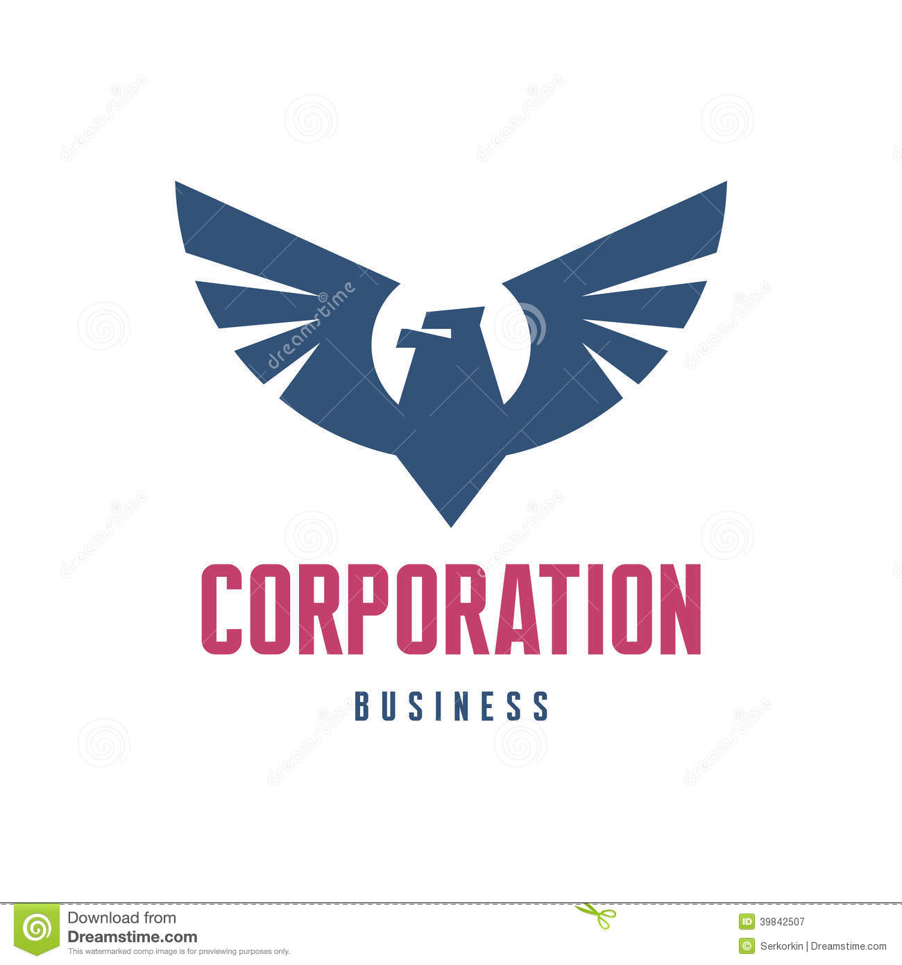 Business Logo with Eagle