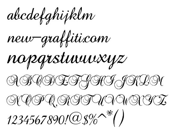 Calligraphy Alphabet Letters Free Download