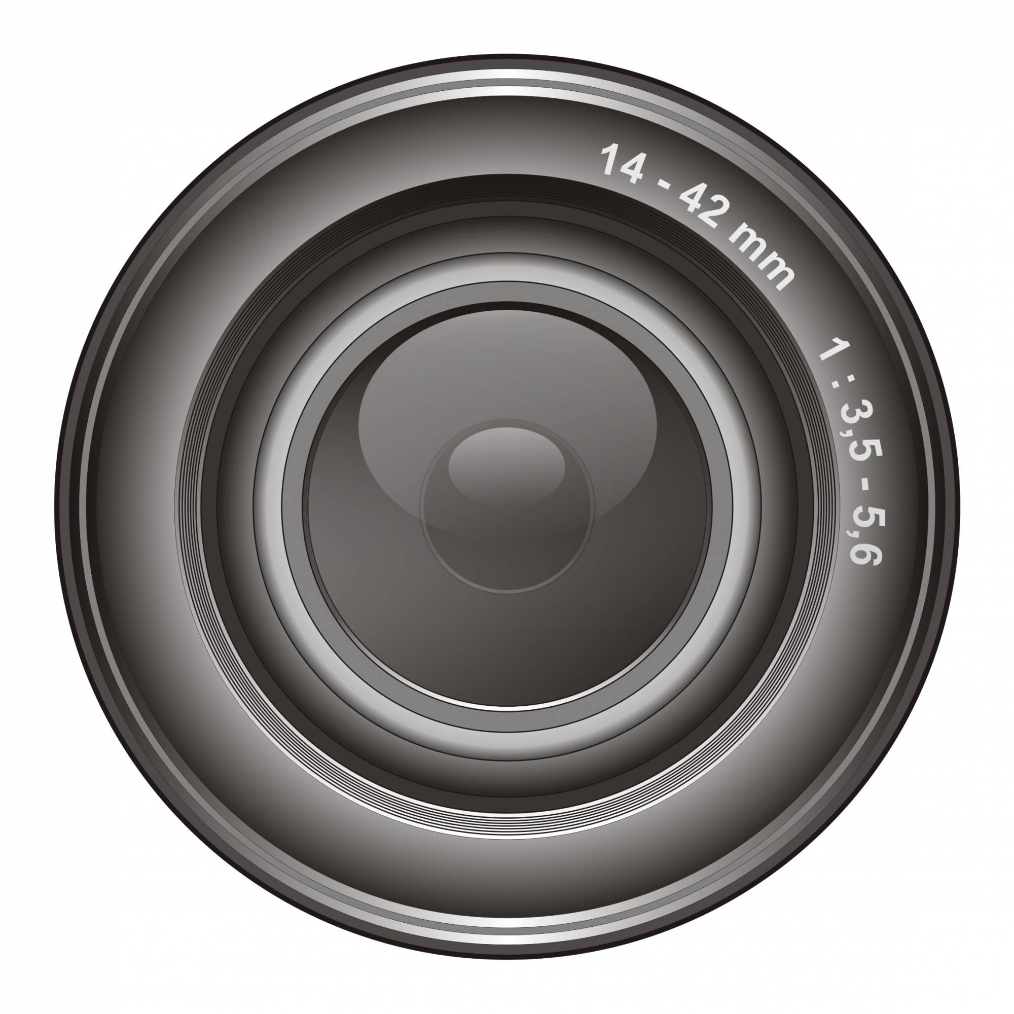 camera lens clipart vector - photo #19