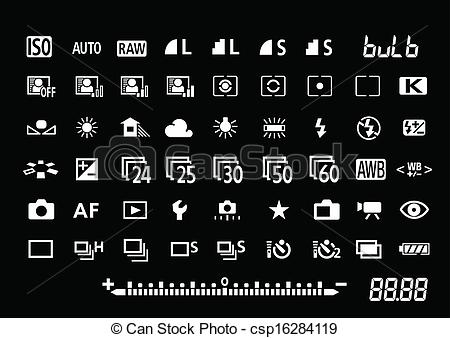 Camera Settings Symbol