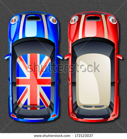 Car Top View Vector