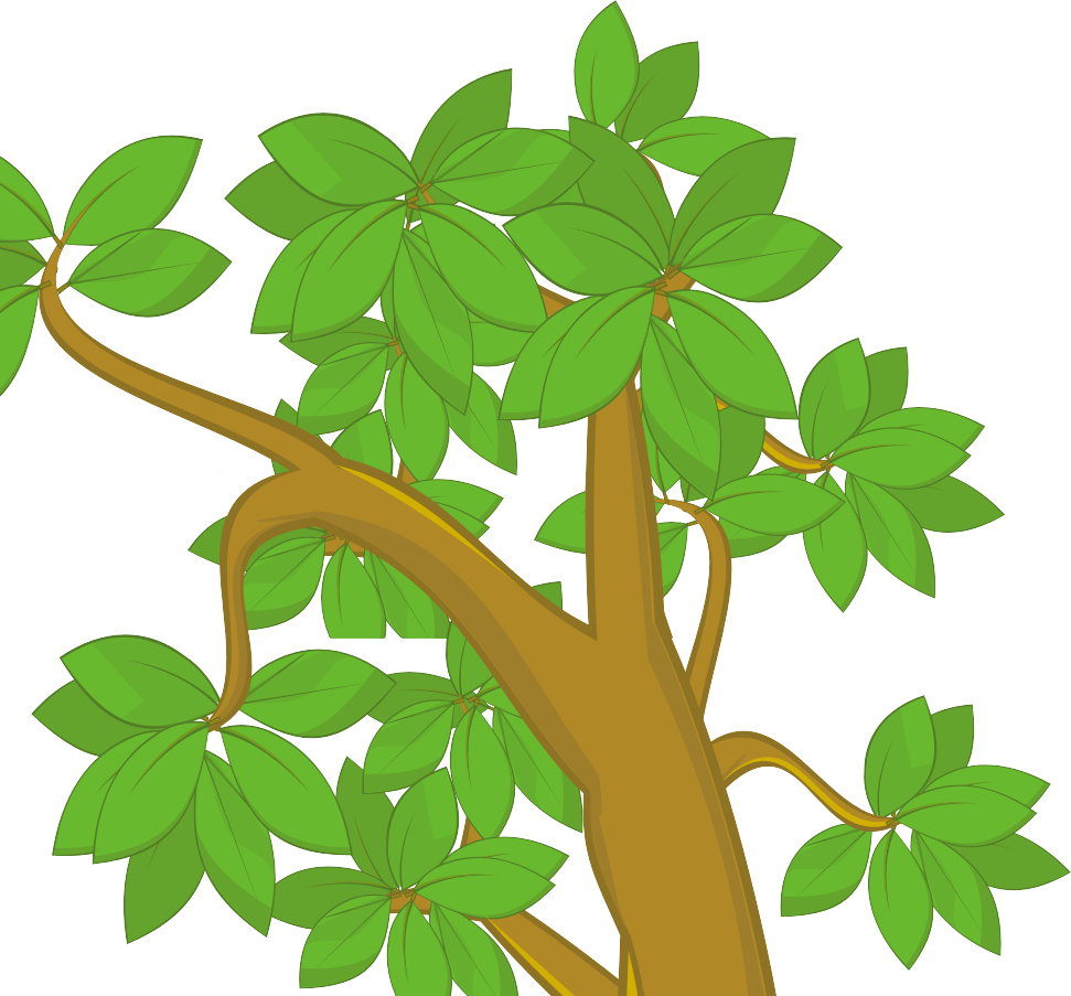 Cartoon Forest Trees Clip Art